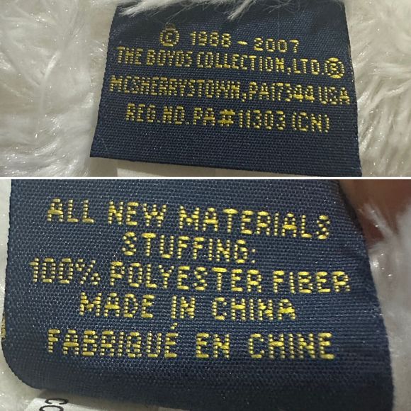 Boyds Bears Lil Wuvie Bear XOXO Valentine's Day Teddy Plush Cuddle Fluff - Picture 12 of 13